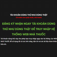 ĐĂNG KÝ TÀI KHOẢN DÙNG THỬ NHƯ DÙNG THẬT