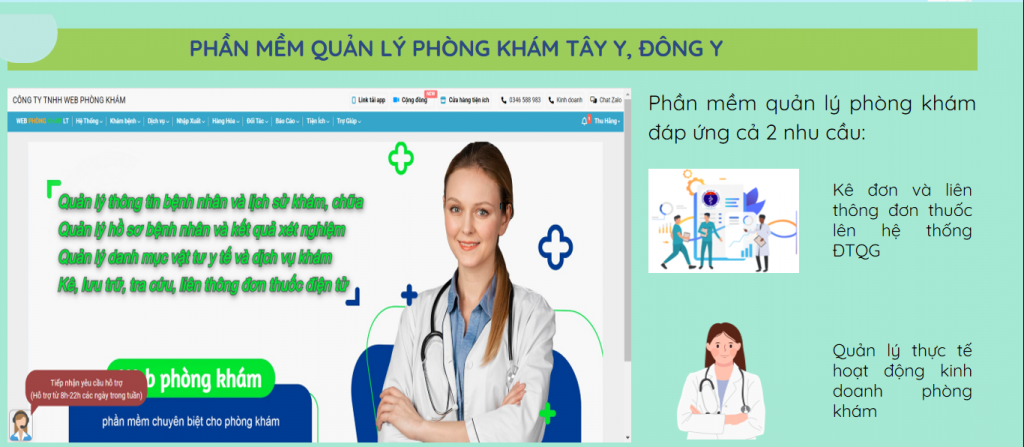 phần mềm quản lý và kê đơn thuốc điện tử cho phòng khám webphongkham