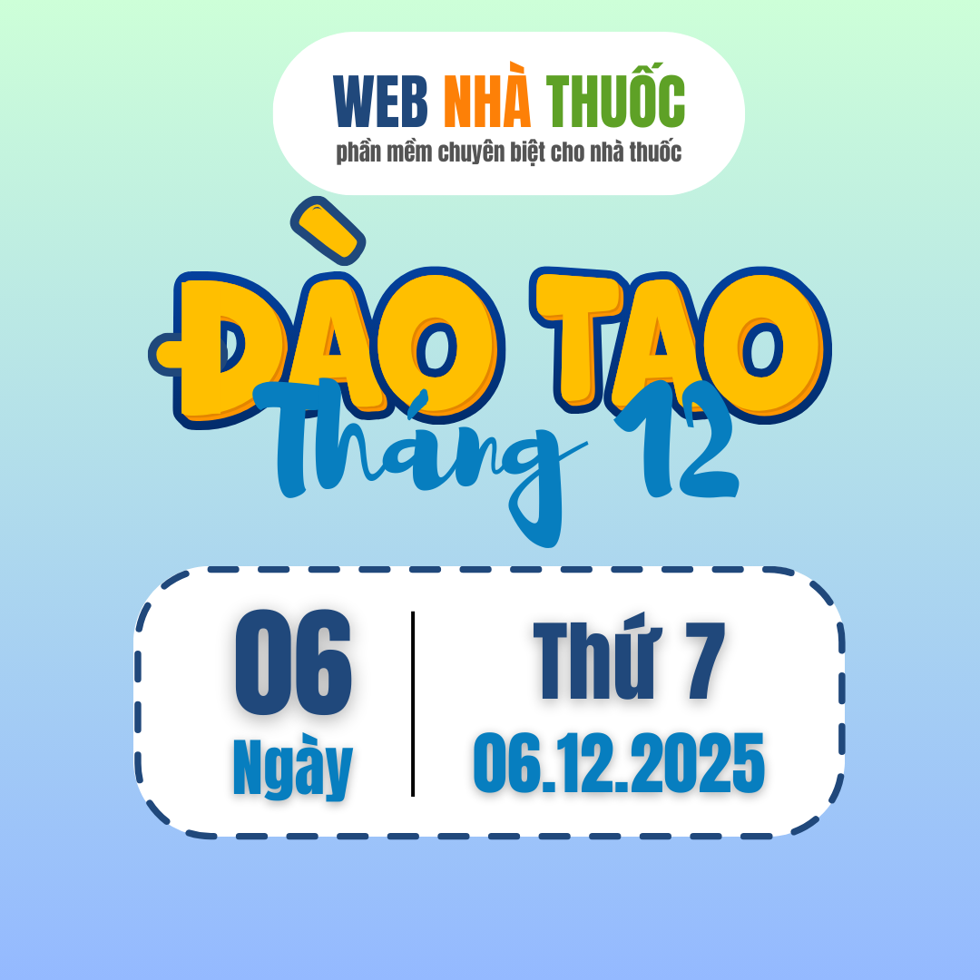 Đào tạo cùng webnhathuoc: Cập nhật dự thảo thông tư kế toán mới và hướng dẫn chuyển đổi sang thuế kê khai.