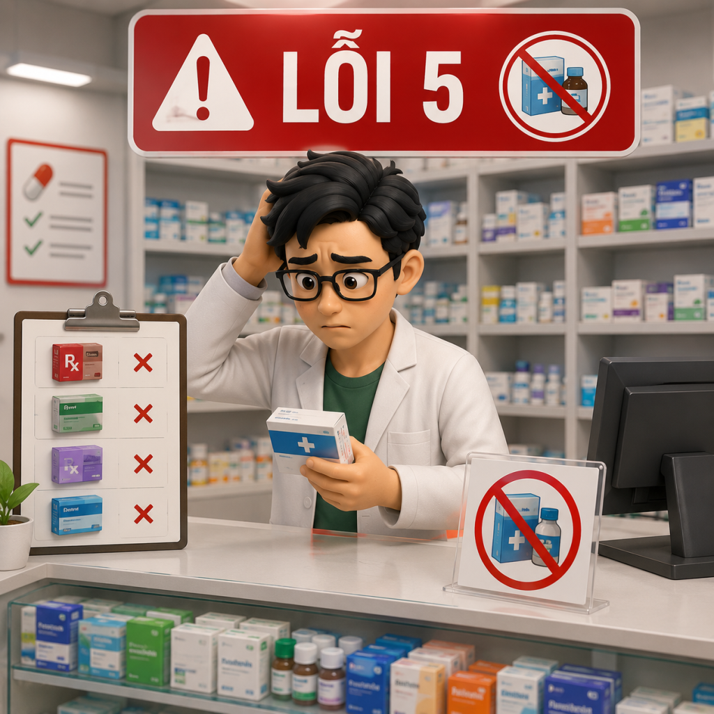lỗi 5: khi chuẩn bị GPP
